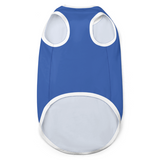 Custom Sky Blue Red Pet Vest
