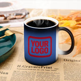 Custom Sky Blue Red Magic Mug