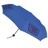 Custom Sky Blue Purple Automatic Umbrella
