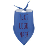 Custom Sky Blue Purple Pet Scarf