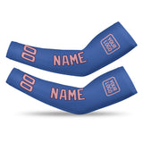 Custom Sky Blue Light Pink Arm Sleeve