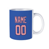 Custom Sky Blue Light Pink Mug