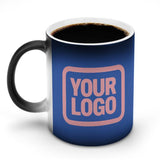 Custom Sky Blue Light Pink Magic Mug