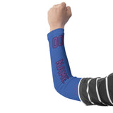 Custom Sky Blue Light Purple Arm Sleeve