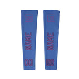 Custom Sky Blue Light Purple Arm Sleeve