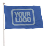 Custom Sky Blue Light Blue Flag