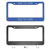 Custom Sky Blue Light Blue License Plate Frame