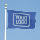 Custom Sky Blue Light Blue Flag