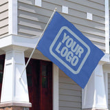 Custom Sky Blue Light Blue Flag