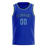 Custom Sky Blue & Light Blue Colors Design Sports Basketball Jersey