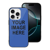 Custom Sky Blue Black Phone Case