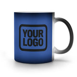 Custom Sky Blue Black Magic Mug