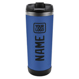 Custom Sky Blue Black Stainless Steel Water Cup