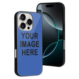 Custom Sky Blue Black Phone Case