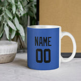 Custom Sky Blue Black Mug