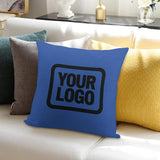Custom Sky Blue Black Pillowcase