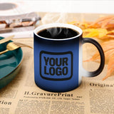 Custom Sky Blue Black Magic Mug