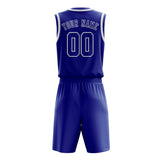 Custom Sky Blue Sky Blue Basketball Set