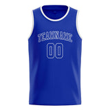 Custom Sky Blue & Sky Blue Colors Design Sports Basketball Jersey