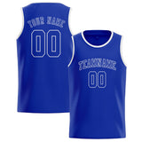 Custom Sky Blue & Sky Blue Colors Design Sports Basketball Jersey