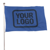 Custom Sky Blue Blue Flag