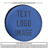 Custom Sky Blue Blue Truck Tires