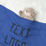 Custom Sky Blue Blue Pet Blanket