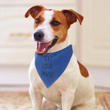 Custom Sky Blue Blue Pet Scarf