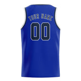 Custom Sky Blue & Blue Colors Design Sports Basketball Jersey