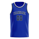 Custom Sky Blue & Blue Colors Design Sports Basketball Jersey
