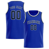Custom Sky Blue & Blue Colors Design Sports Basketball Jersey