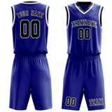 Custom Sky Blue Blue Basketball Set