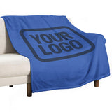 Custom Sky Blue Blue Blanket