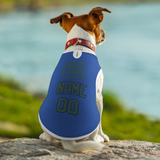 Custom Sky Blue Blue Green Pet Vest