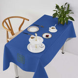 Custom Sky Blue Blue Square Table Cloth