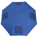 Custom Sky Blue Navy Automatic Umbrella