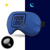 Custom Sky Blue Navy Sleep Mask