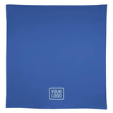 Custom Sky Blue Navy Square Table Cloth