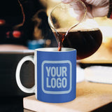 Custom Sky Blue Light Blue Mug