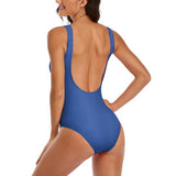 Custom Sky Blue Light Blue Swimsuit