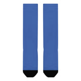 Custom Sky Blue Sky Blue Knee-High Sock