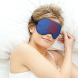 Custom Sky Blue Orange Red Sleep Mask
