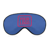 Custom Sky Blue Pink Sleep Mask