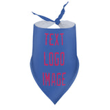 Custom Sky Blue Pink Pet Scarf
