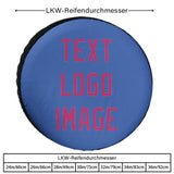 Custom Sky Blue Pink Truck Tires