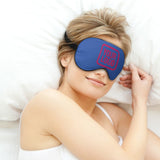 Custom Sky Blue Pink Sleep Mask
