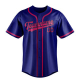 Custom Sky Blue & Pink Colors Design Sports Baseball Jersey