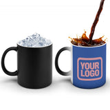 Custom Sky Blue Light Pink Magic Mug