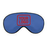 Custom Sky Blue Red Sleep Mask