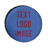 Custom Sky Blue Crimson Red Truck Tires